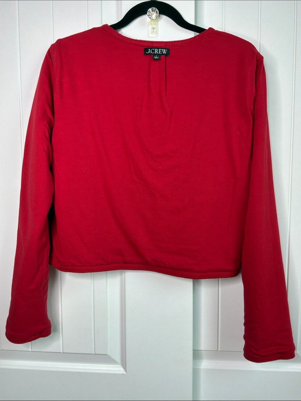 J.Crew Mariner Red Sequin Jacket New Without Tags Size L - Picture 15 of 16